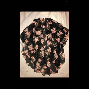 Sheer Floral Kimono
